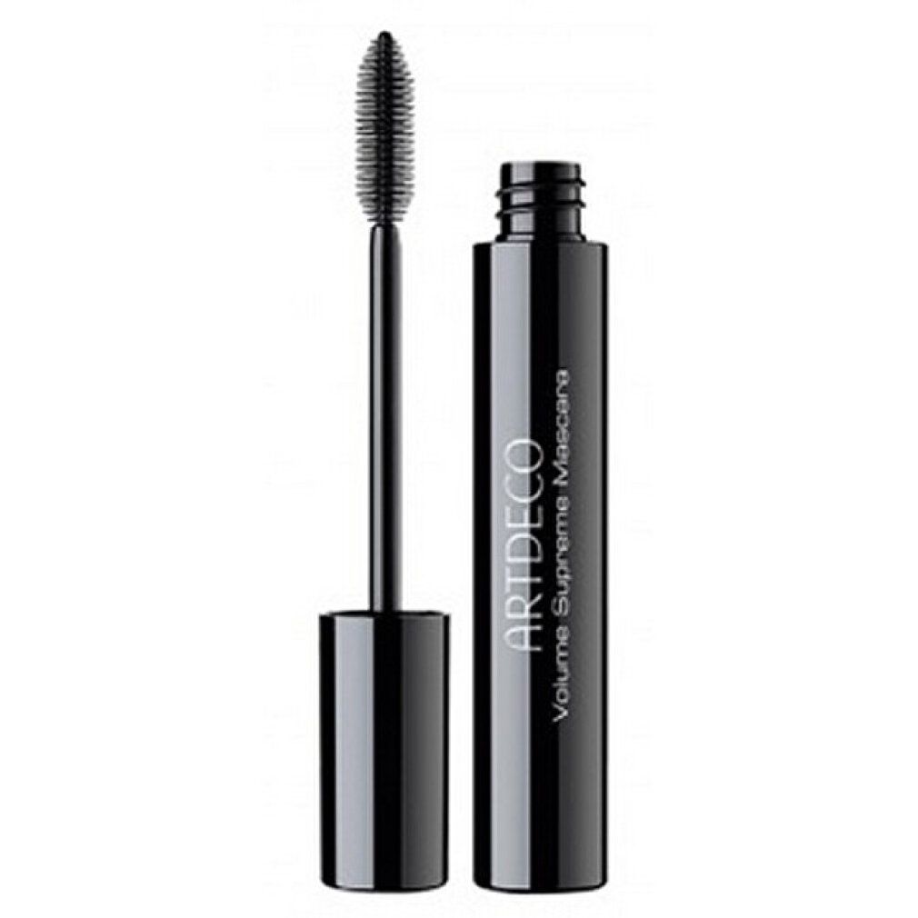 ARTDECO Volume Supreme Mascara con applicatore e scovolino nero.