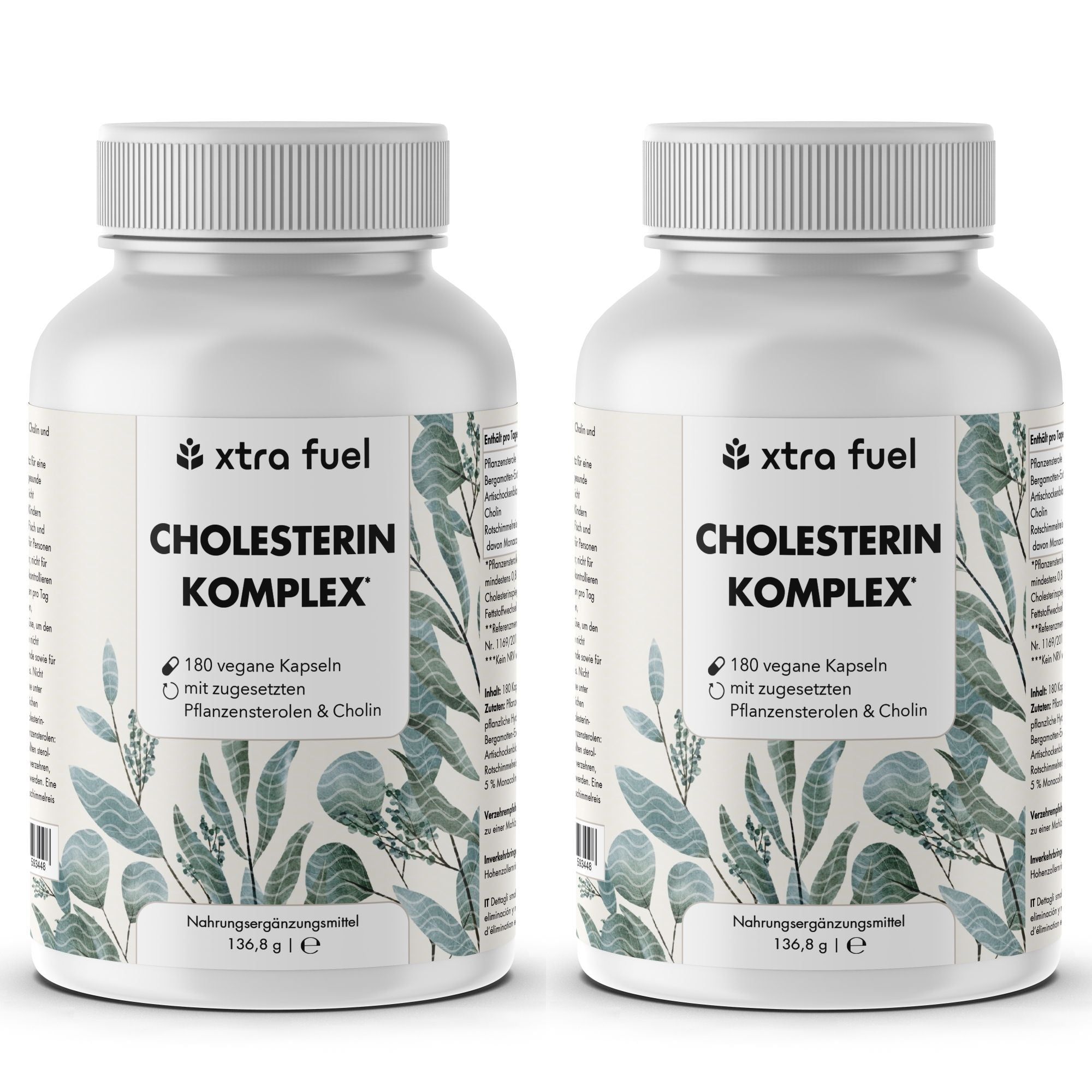 XTRA FUEL Cholesterol Complex - Complesso nutriente con steroli vegetali e riso rosso fermentato