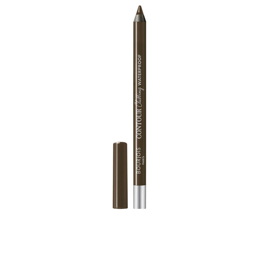 Matita eyeliner marrone con cappuccio. Scritta: Bourjois, Contour Clubbing Waterproof.