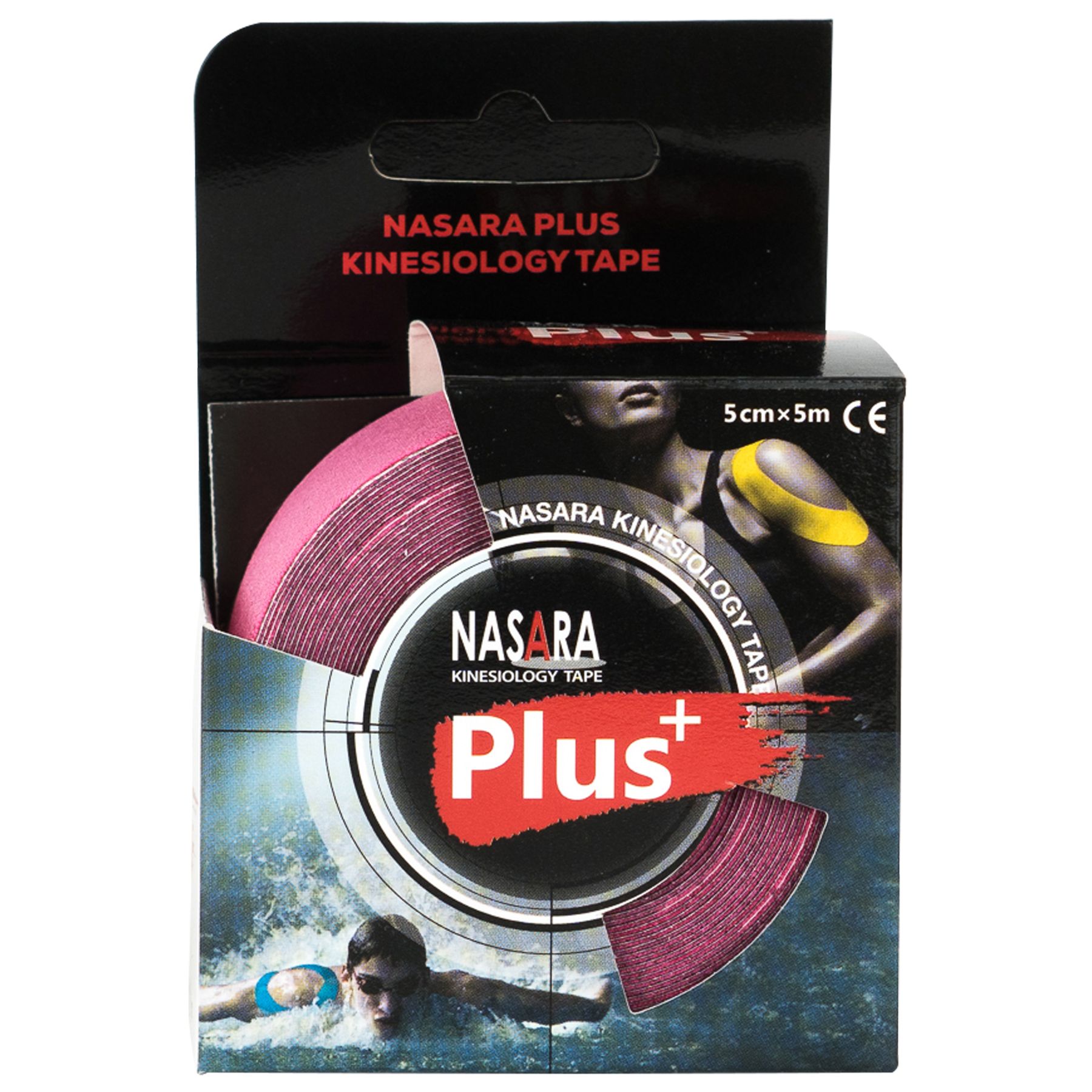 Nastro Sport Tape Kinesiologico, 5 Cm X 5 M, Colore Blu, 1 Rotolo, PZN 725967, Per Supporto Muscolare E Articolare