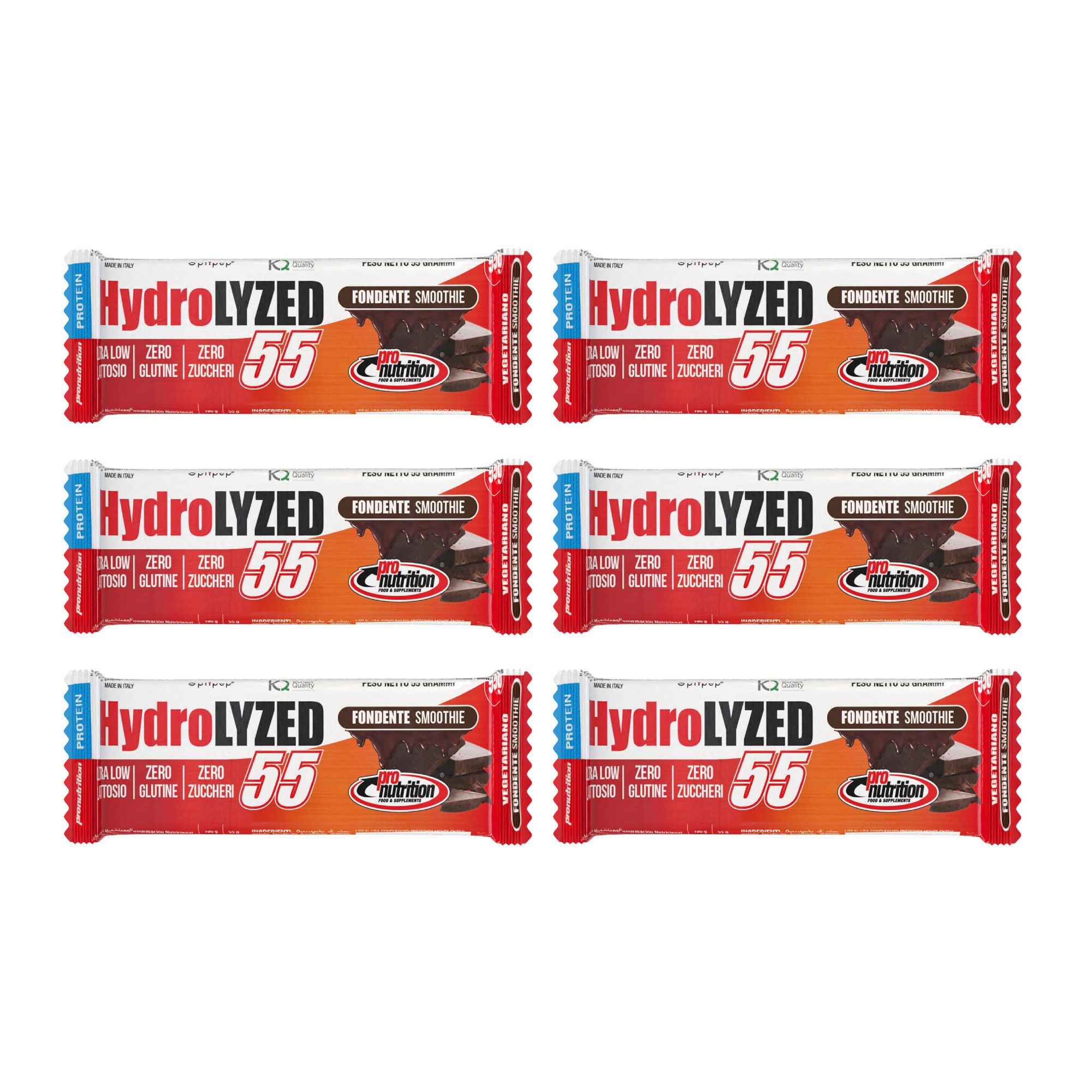 Pronutrition Barretta proteica Hydrolized - Zero zuccheri - Senza glutine/lattosio - Optipep 90