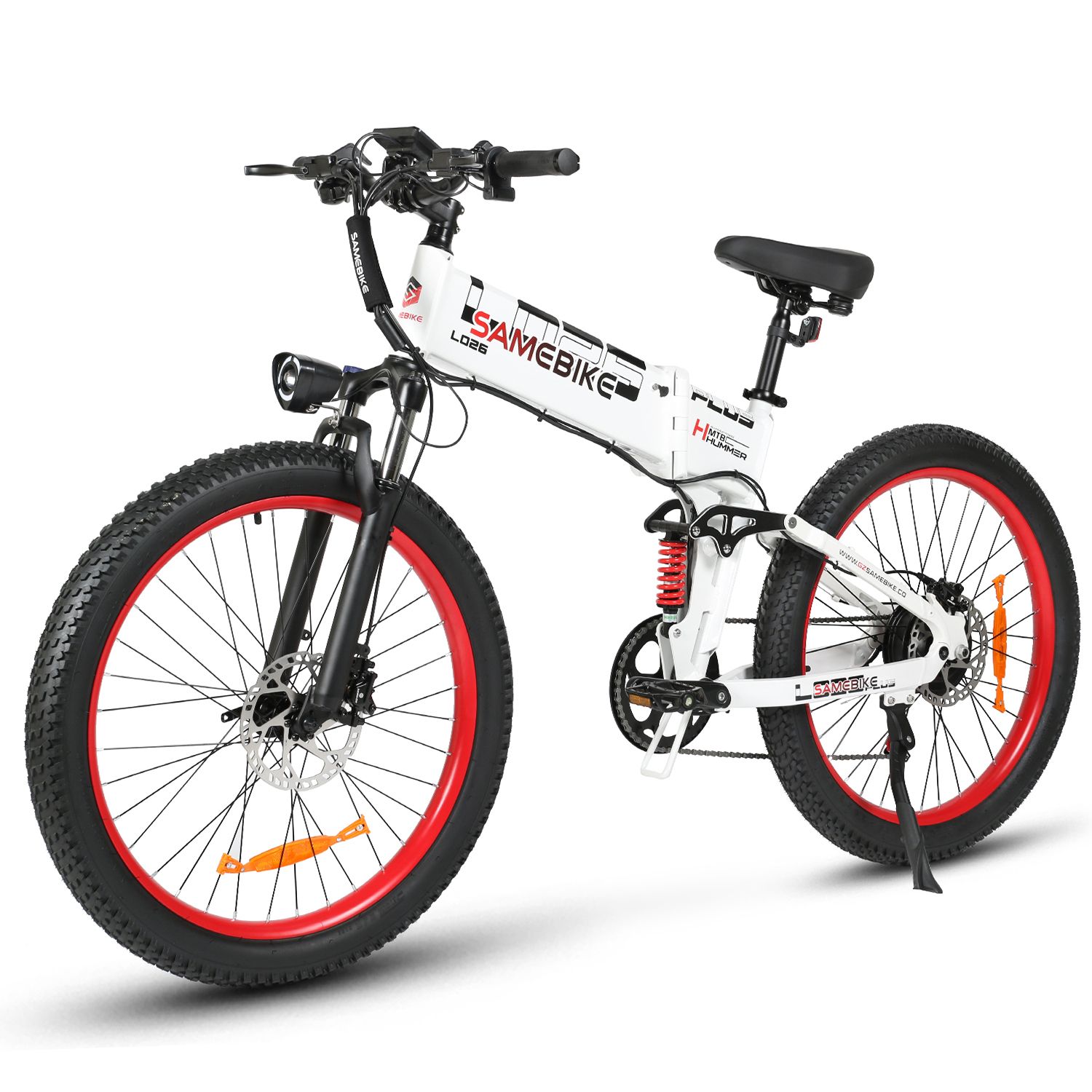 Bici elettrica pieghevole SAMEBIKE LO26Plus con batteria da 48 V 15 Ah