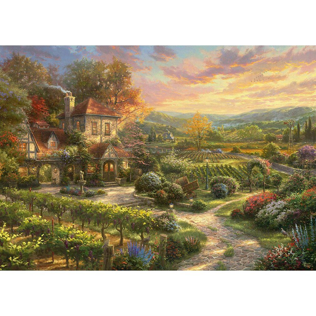 Thomas Kinkade - Nei vigneti - Puzzle da 2000 pezzi