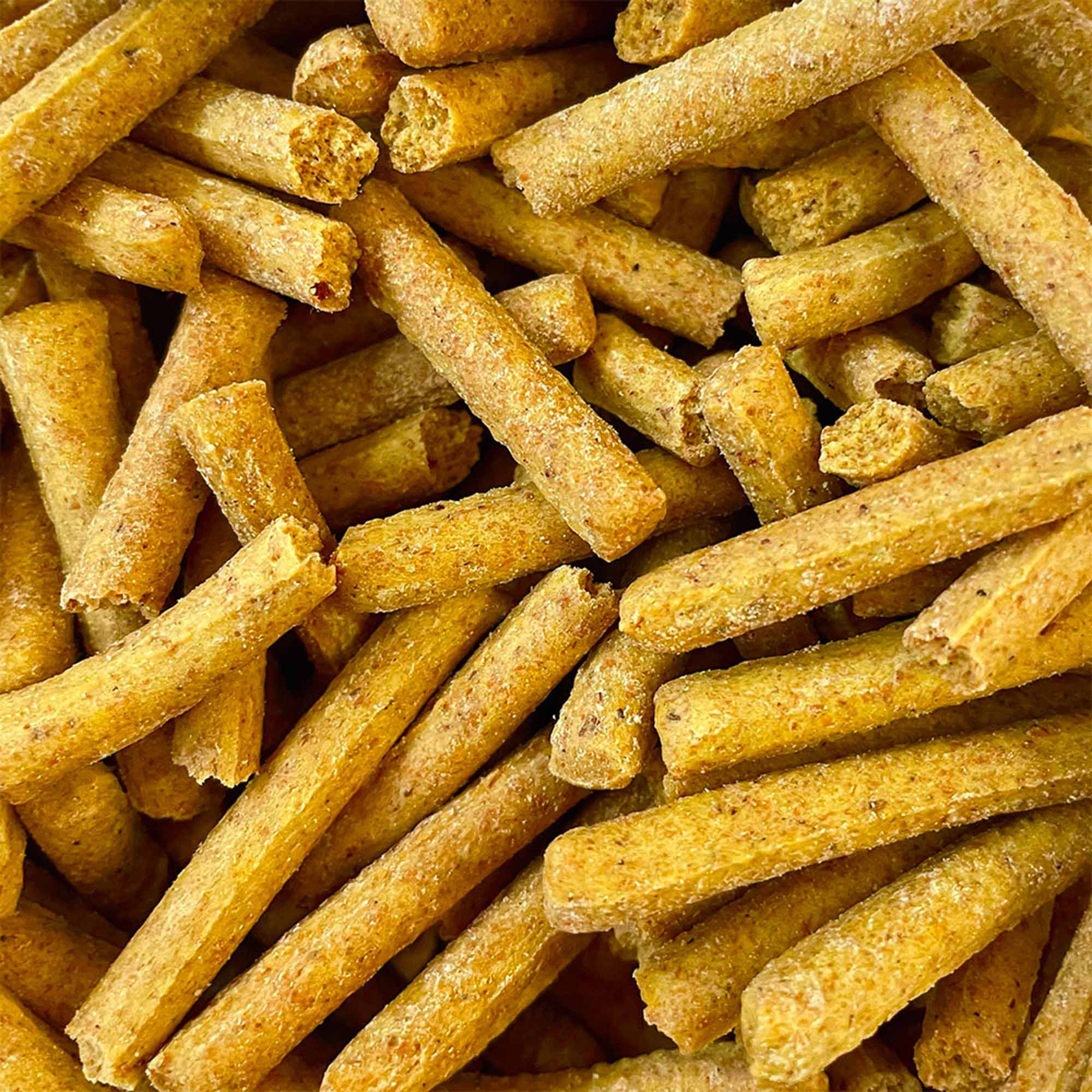 IoBoscoVivo Grissini alla Curcuma & Shiitake BIO, Senza lievito, solo farro integrale con Olio Evo