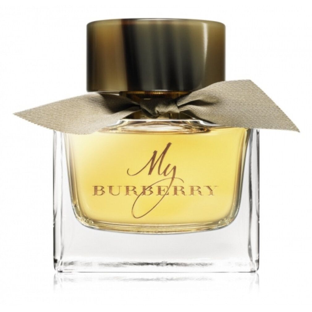 My Burberry Eau de Parfum Spray. Flacone quadrato con fiocco e tappo.