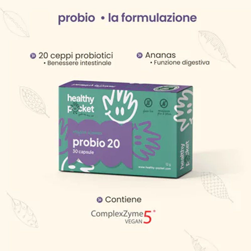 Probio 20 - Probiotici per la flora batterica intestinale