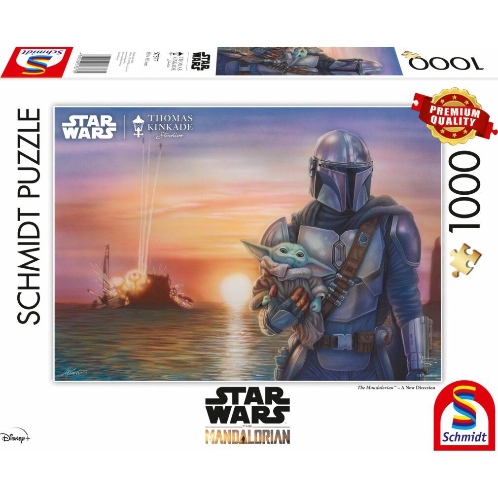 Studi Thomas Kinkade: Star Wars Il Mandaloriano - Una nuova direzione (1000 pezzi)