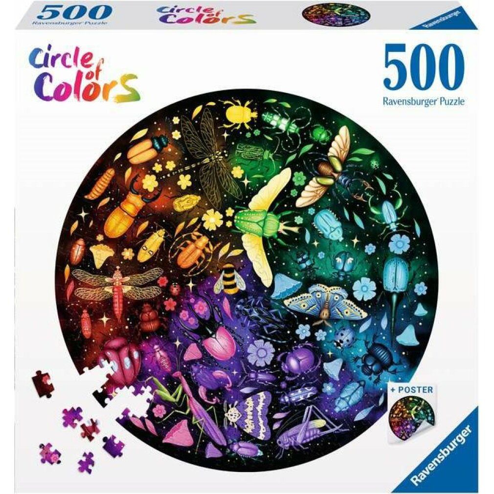 Puzzle da 500 Pezzi - Circle of Colors: Insetti