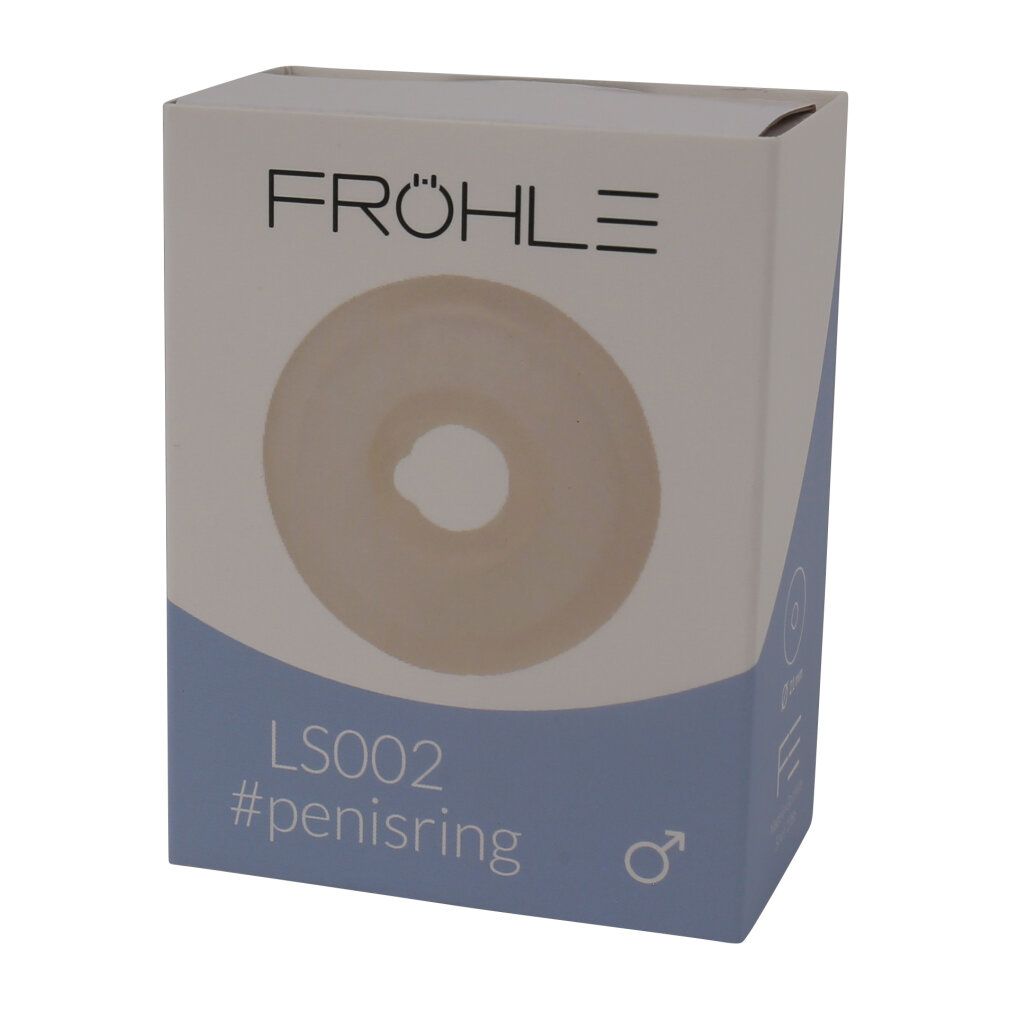 Fröhle LS002 Anello per pene 21 mm su confezione.
