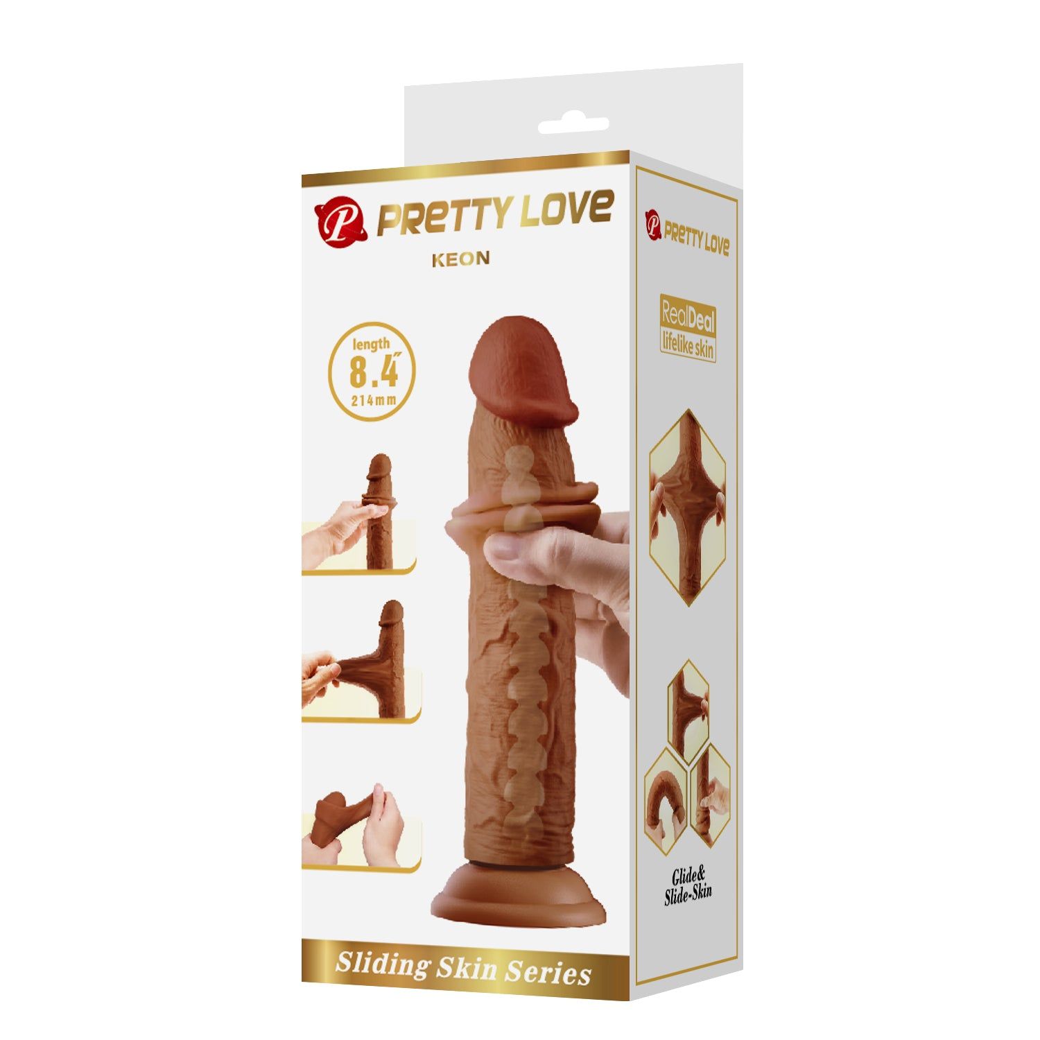 Dildo Realistico Keon 21,4 cm