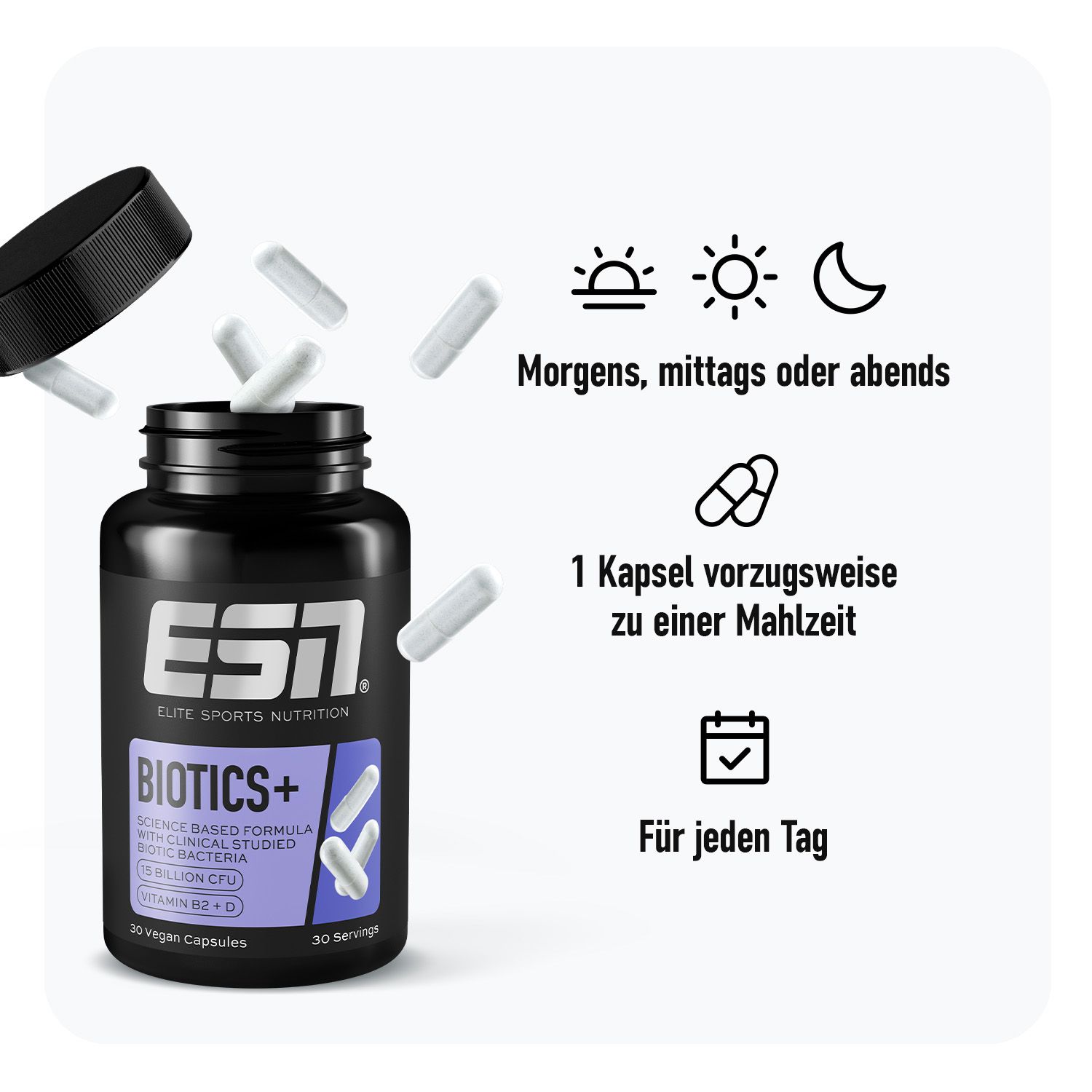 ESN Biotic Pro, 30 capsule probiotiche per la flora intestinale