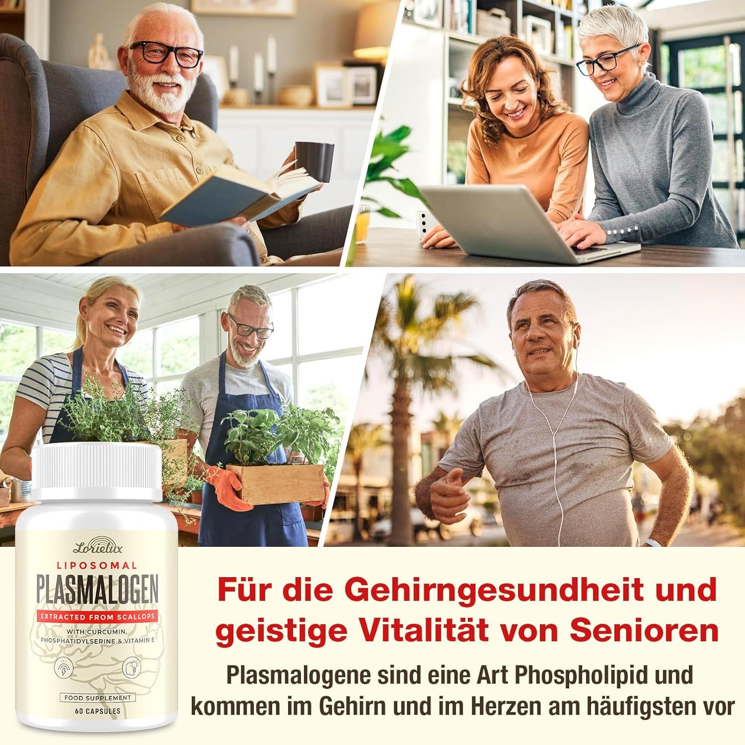 Capsule Nootropiche Liposomiali al Plasmalogeno Lorielux