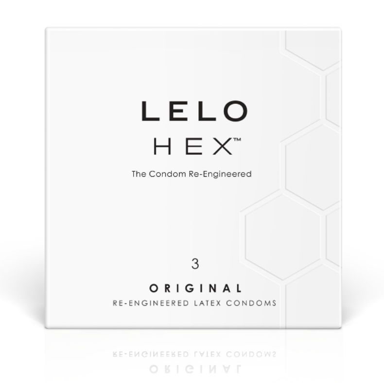 Lelo HEX Preservativi Original confezione da 3
