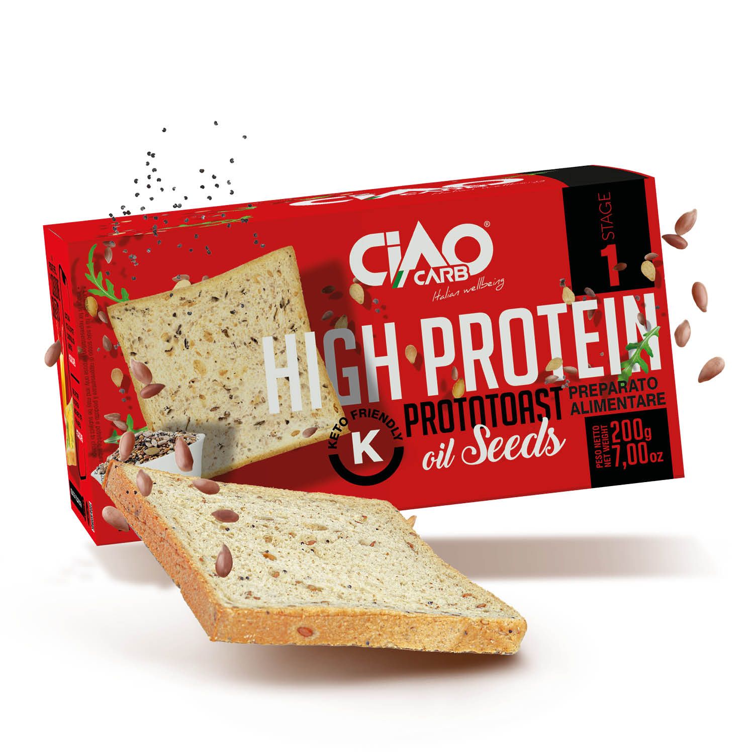 CIAOCARB   Prototoast Semi Oleosi   Protein Line
