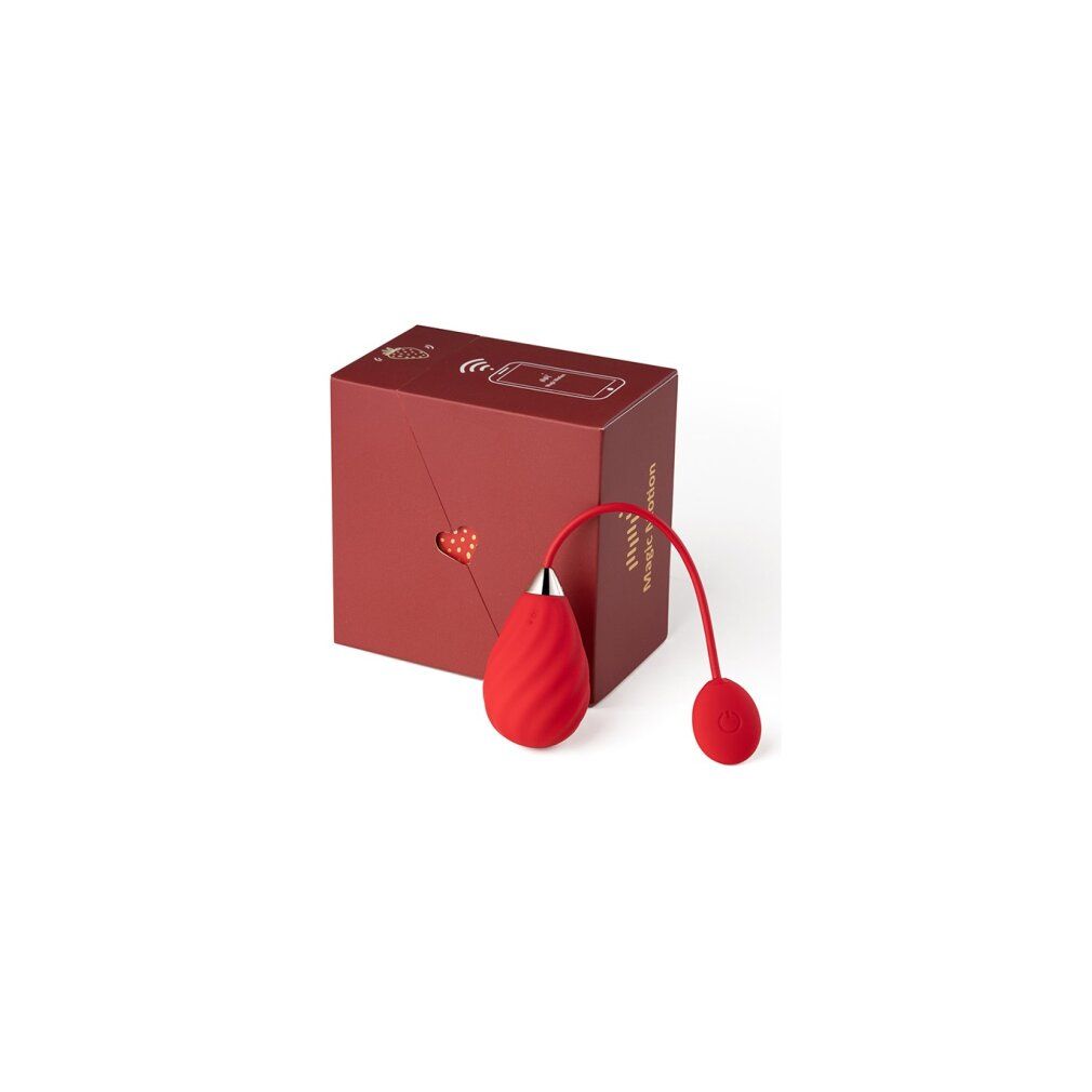 Prodotto rosso con confezione. La confezione riporta la scritta "Magic Sundae".