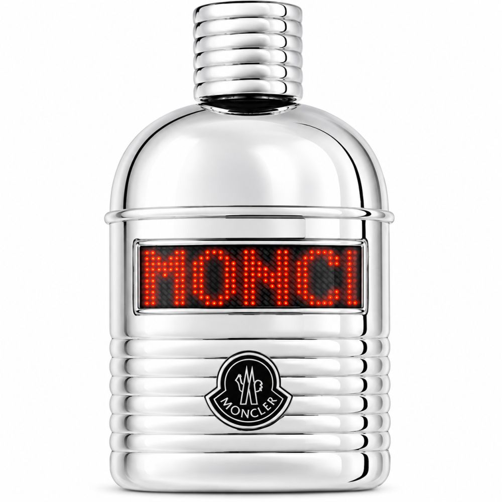 Moncler Eau de Parfum per uomo, ricaricabile con schermo LED
