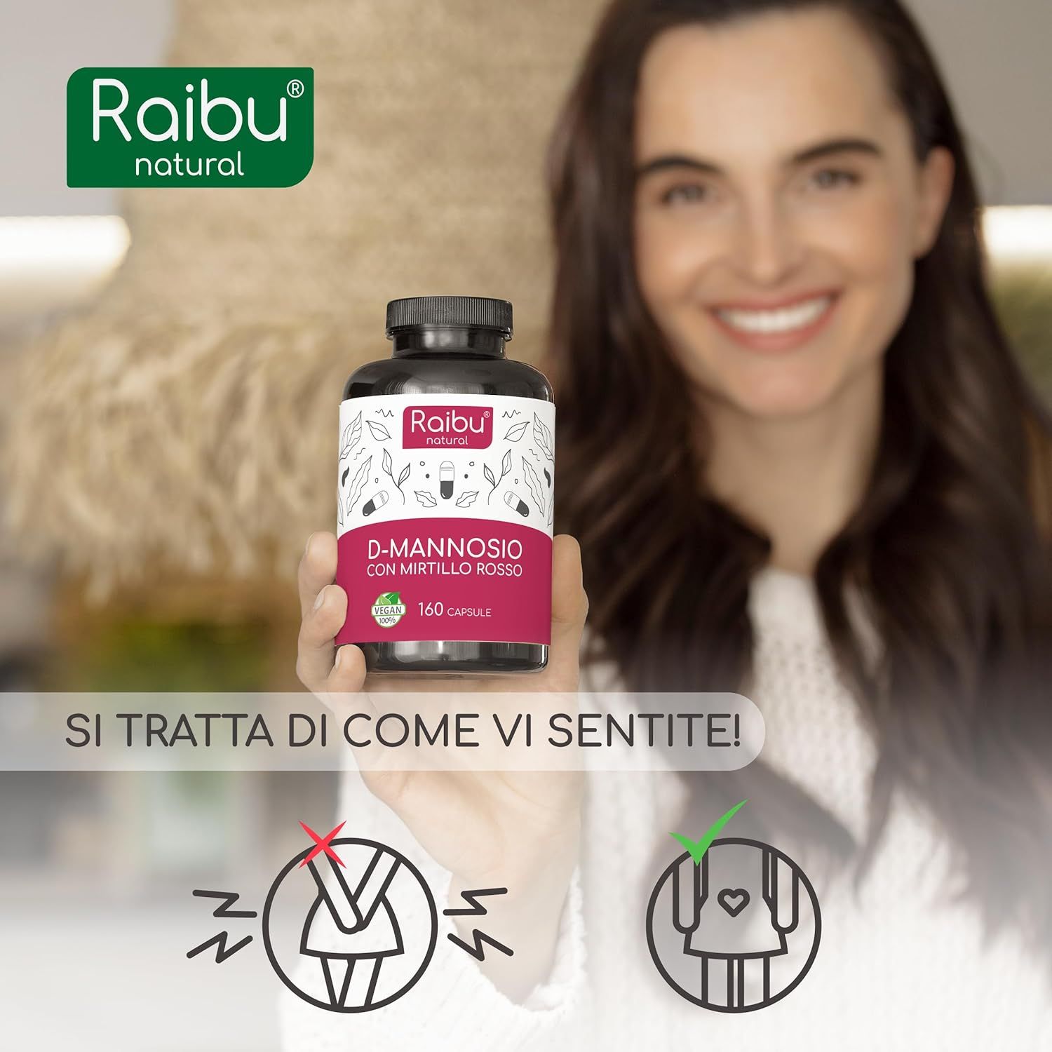 D-Mannosio Cranberry Capsule - RAIBU