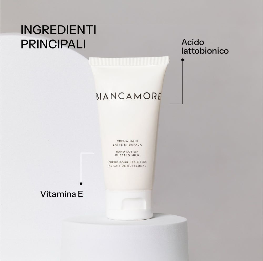 Biancamore Crema mani con latte di bufala