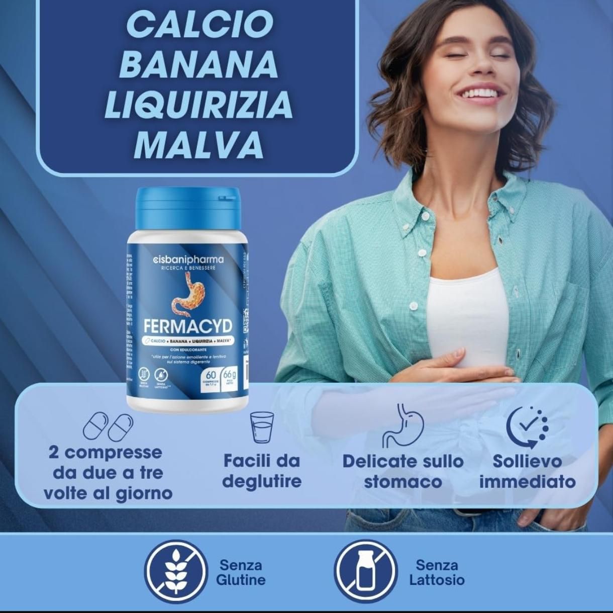 Cisbani Pharma Fermacyd - compresse - gastroprotettore e antiacido