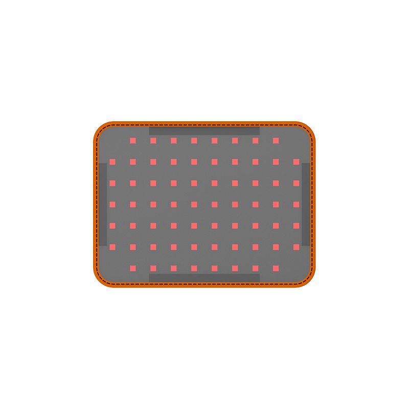 Tester - Pad LED per fototerapia piccolo per animali - luce rossa e vicino infrarosso per le zampe