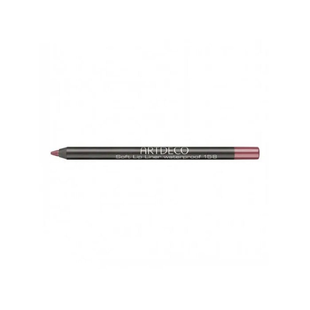 Artdeco Soft Lip Liner Waterproof 158. Matita labbra con punta rosa e corpo nero.