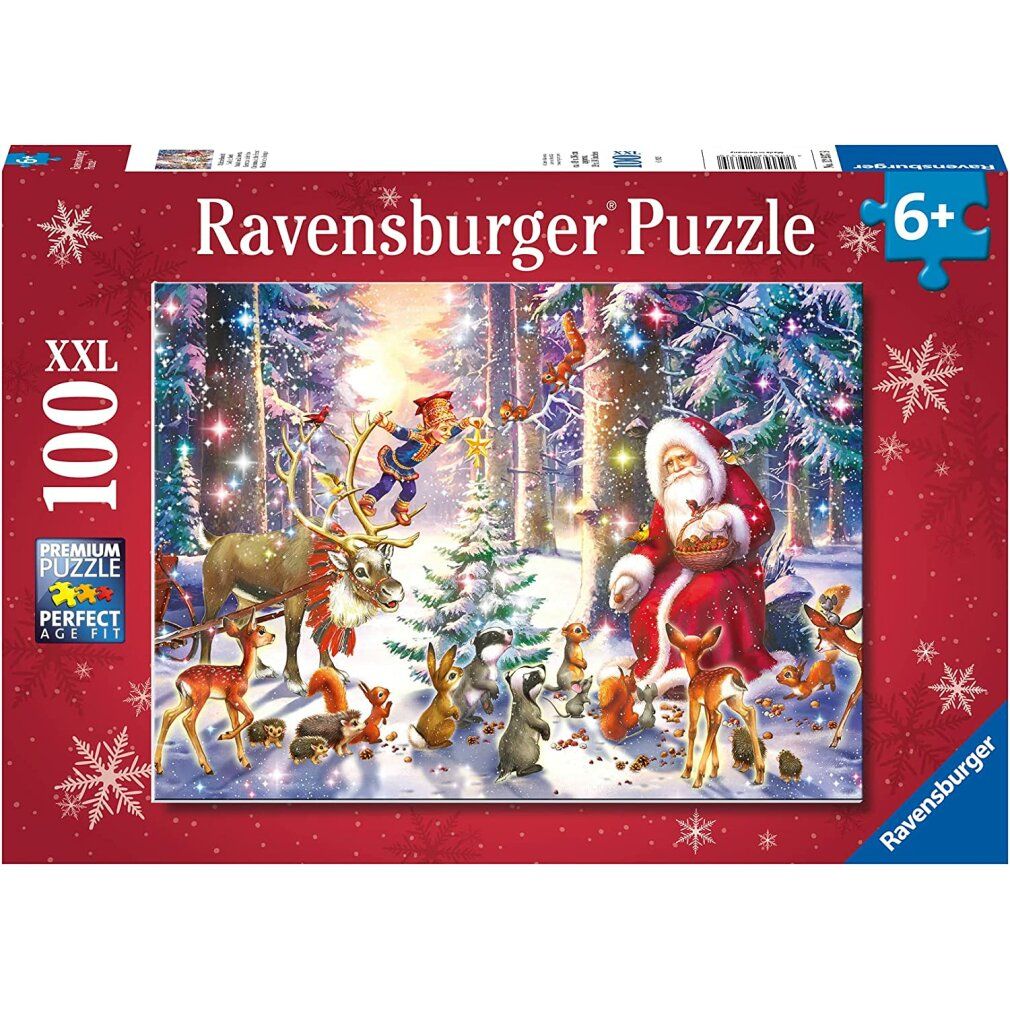 Puzzle 100 pezzi xxl Foresta di Natale
