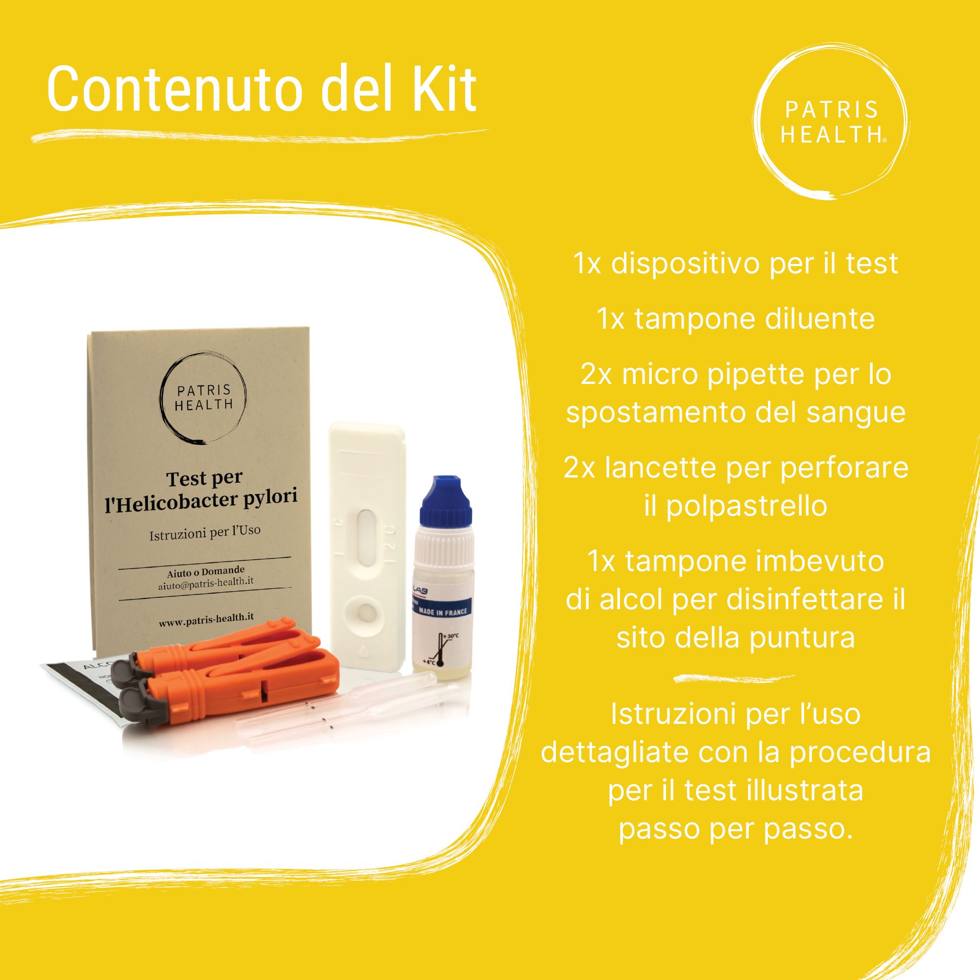 Test per l’Helicobacter pylori Patris Health®