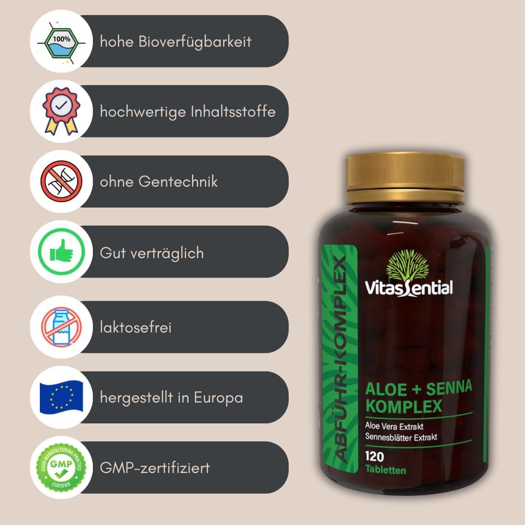 Vitassential Compresse Complesso Aloe + Senna