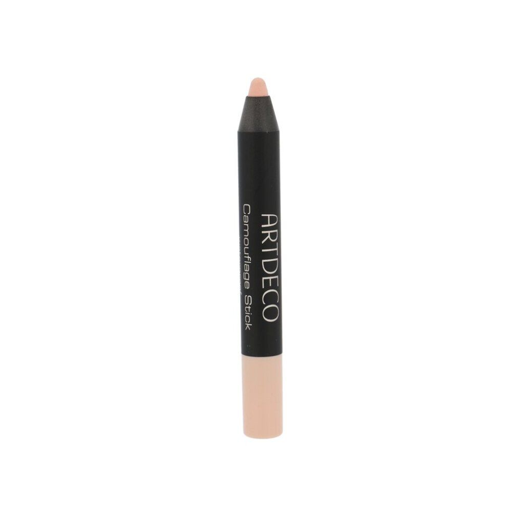 Stick correttivo Artdeco. Matita nera con punta beige. Scritte "ARTDECO" e "Camouflage Stick".