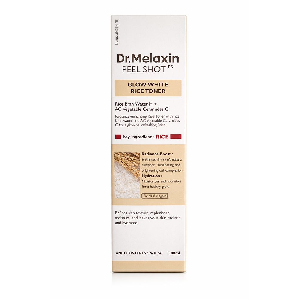 Dr. Melaxin Peel Shot Glow White Rice Acqua tonica