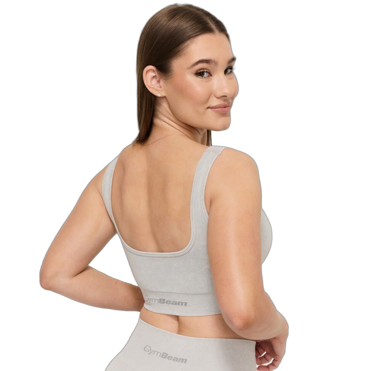 GymBeam Reggiseno sportivo Lift Seamless da donna Grey