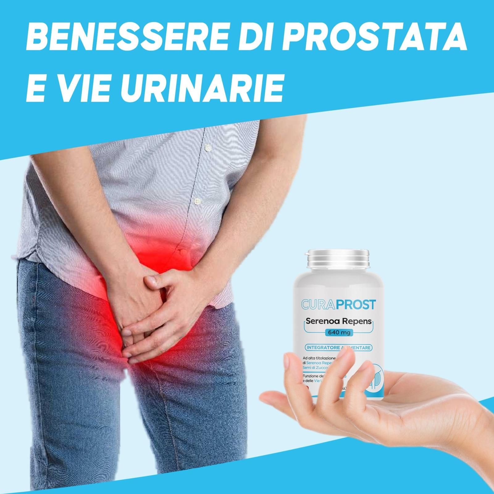 Trico Hair Italy Curaprost Integratore Prostata con Serenoa Repens alta titolazione