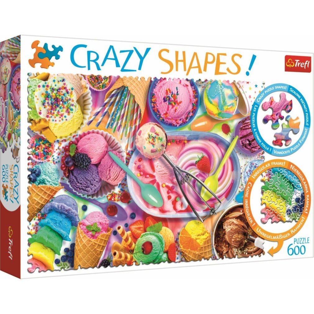 trefl Puzzle Crazy Shapes Sweet Dreams 600 pezzi