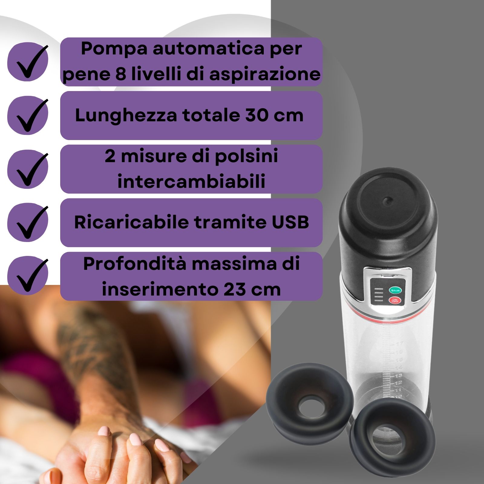 Lovelyness - pompa automatica per il pene