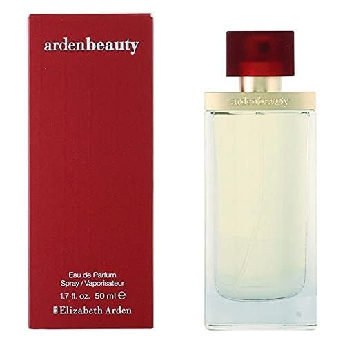 Scatola rossa e flacone. Sulla scatola "ardenbeauty" e "Elizabeth Arden".