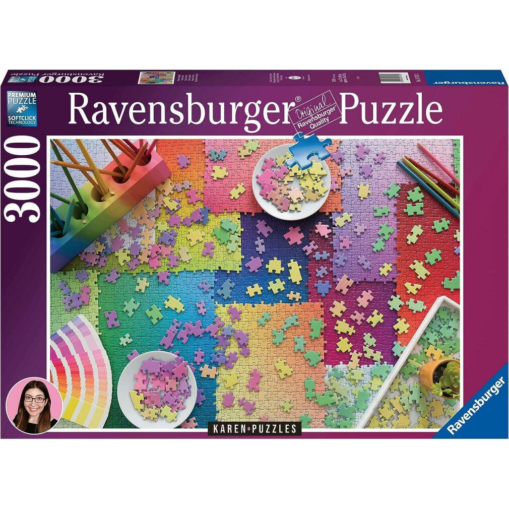 Puzzle di ravensburger Karen: Puzzle su puzzle 3000 pezzi