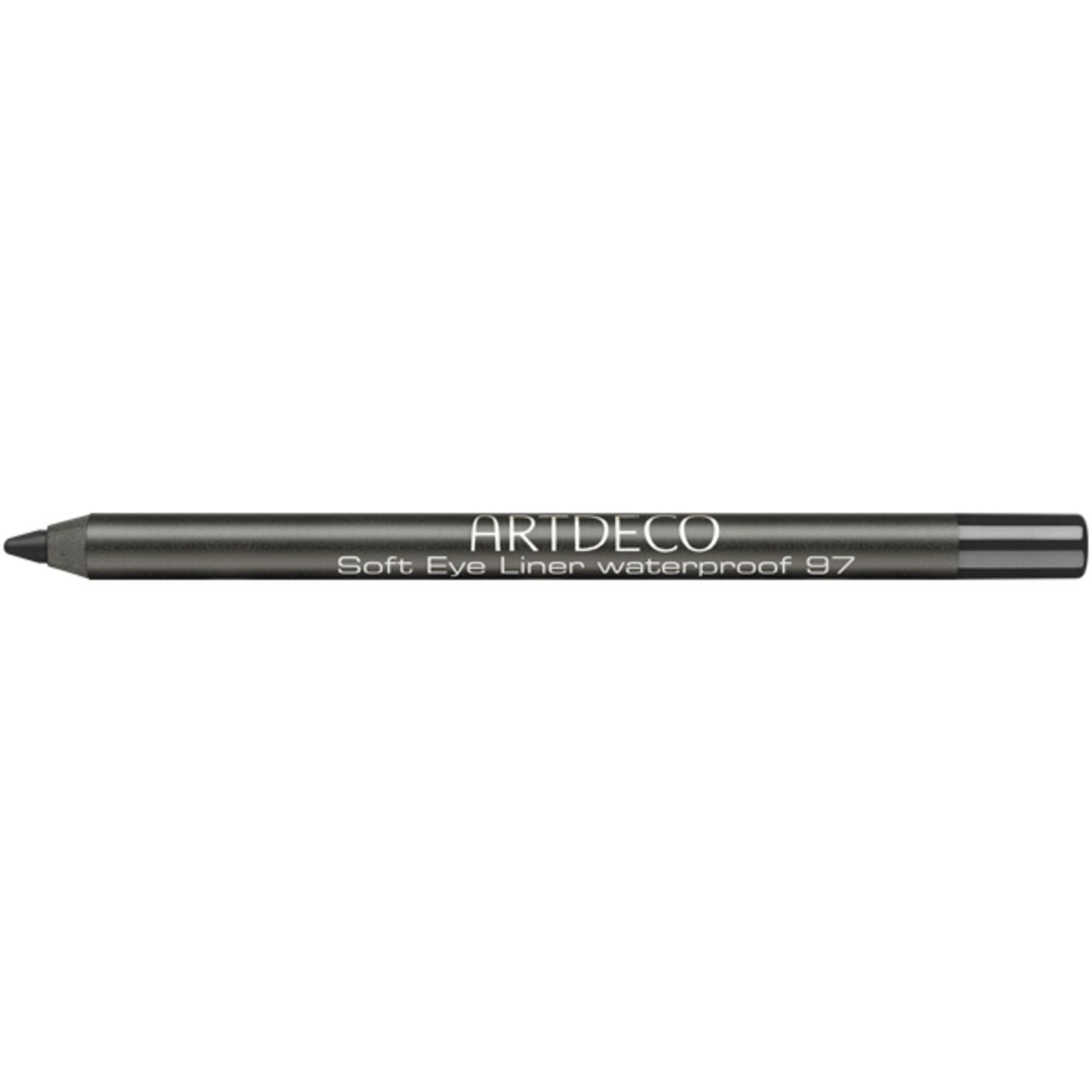 Matita grigio scuro. Scritta: ARTDECO, Soft Eye Liner waterproof 97.