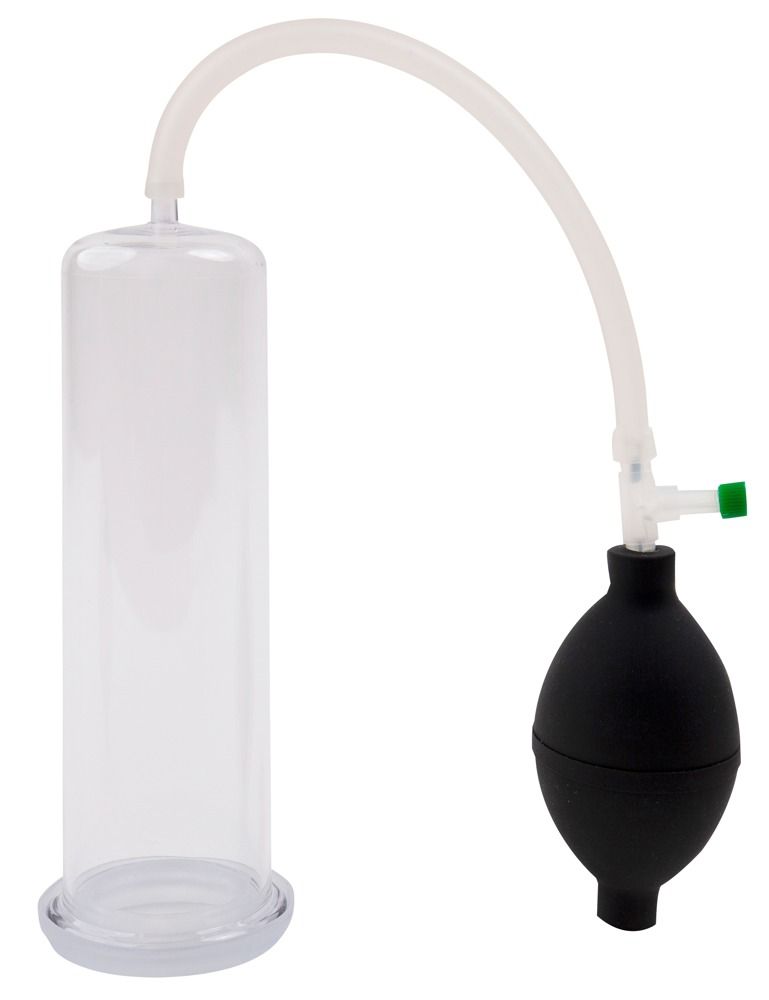 Pompa per pene Fröhle PP003 su confezione di cartone con immagine del prodotto.