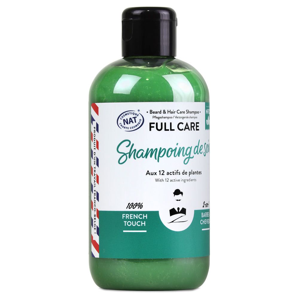Monsieur BARBIER - Shampoo per barba e capelli 2 in 1 per uomo