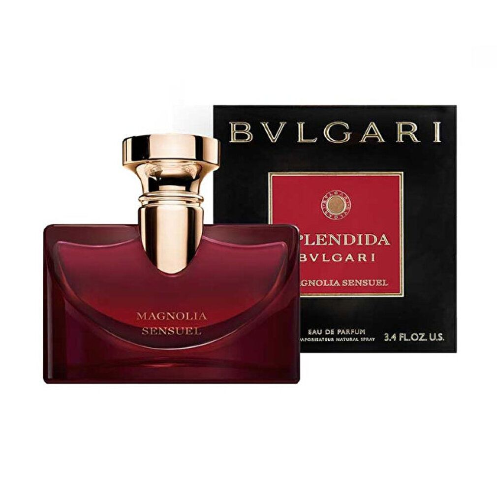 Flacone e confezione Bvlgari Magnolia Sensuel Eau de Parfum.
