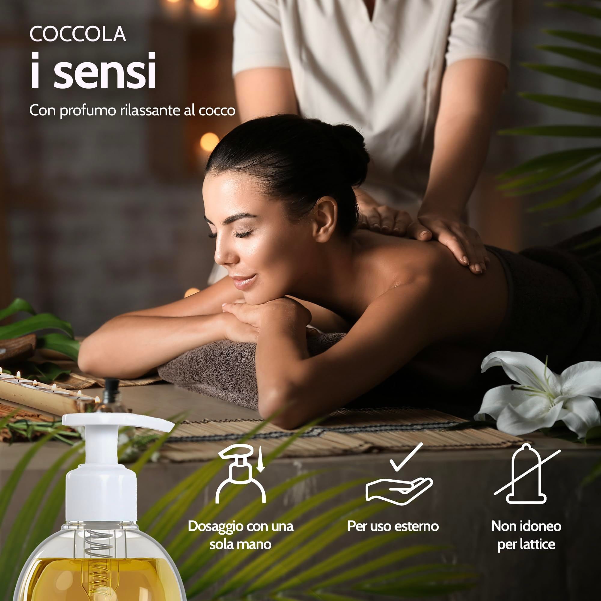 Vibratissimo Olio da Massaggio Coconut