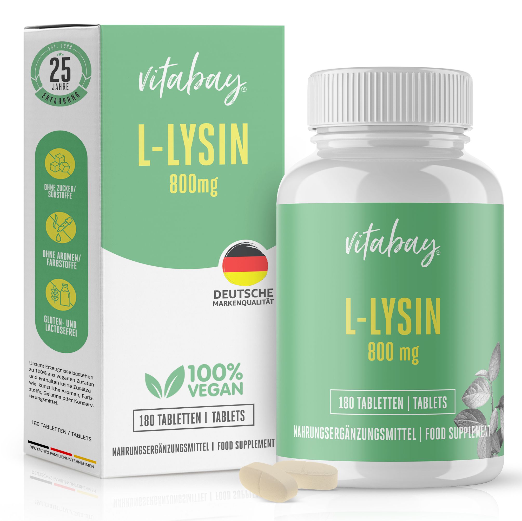 Vitabay L-lisina 800 mg