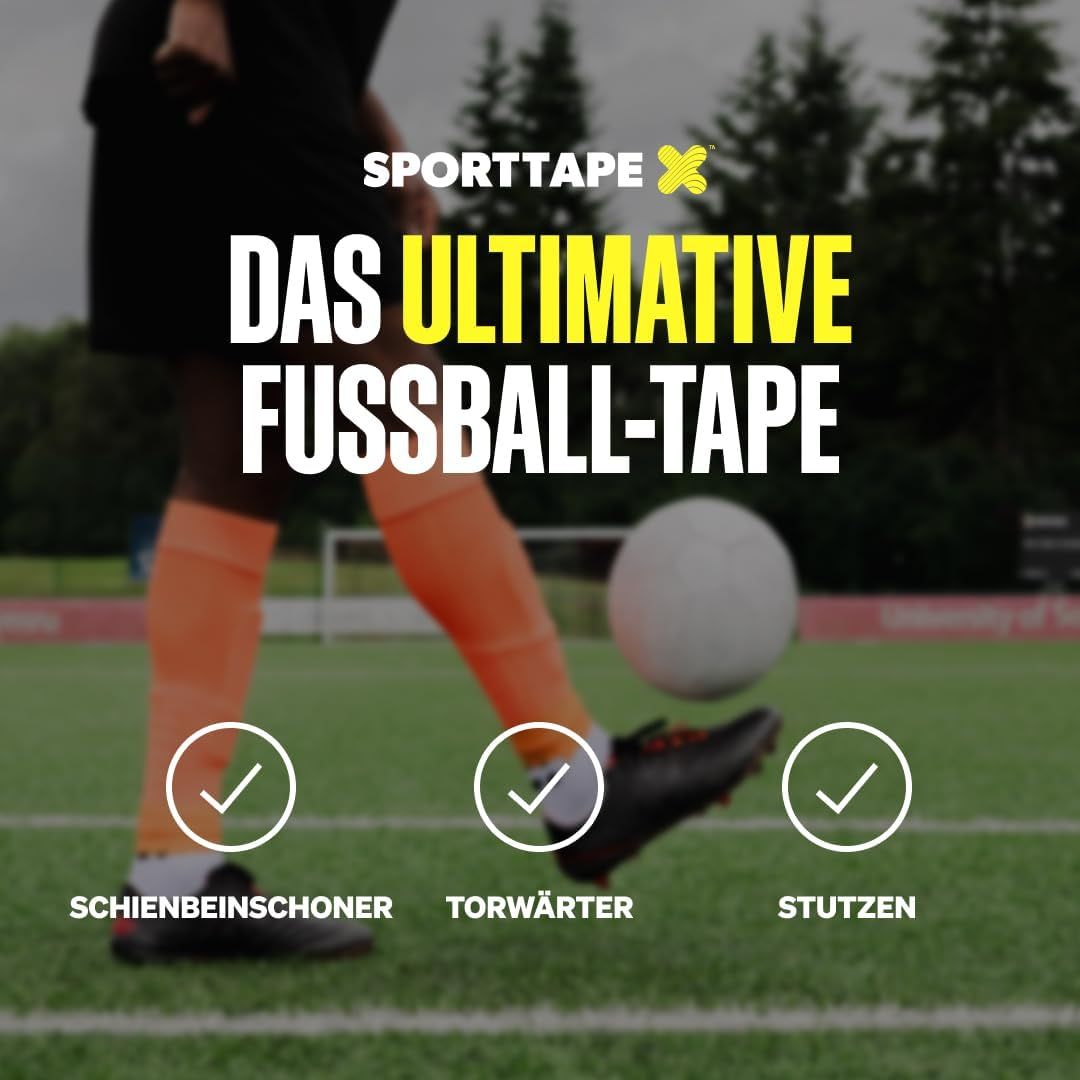 SPORTTAPE Bendaggio Autoadesivo - 5 cm x 4,5 m Arancione