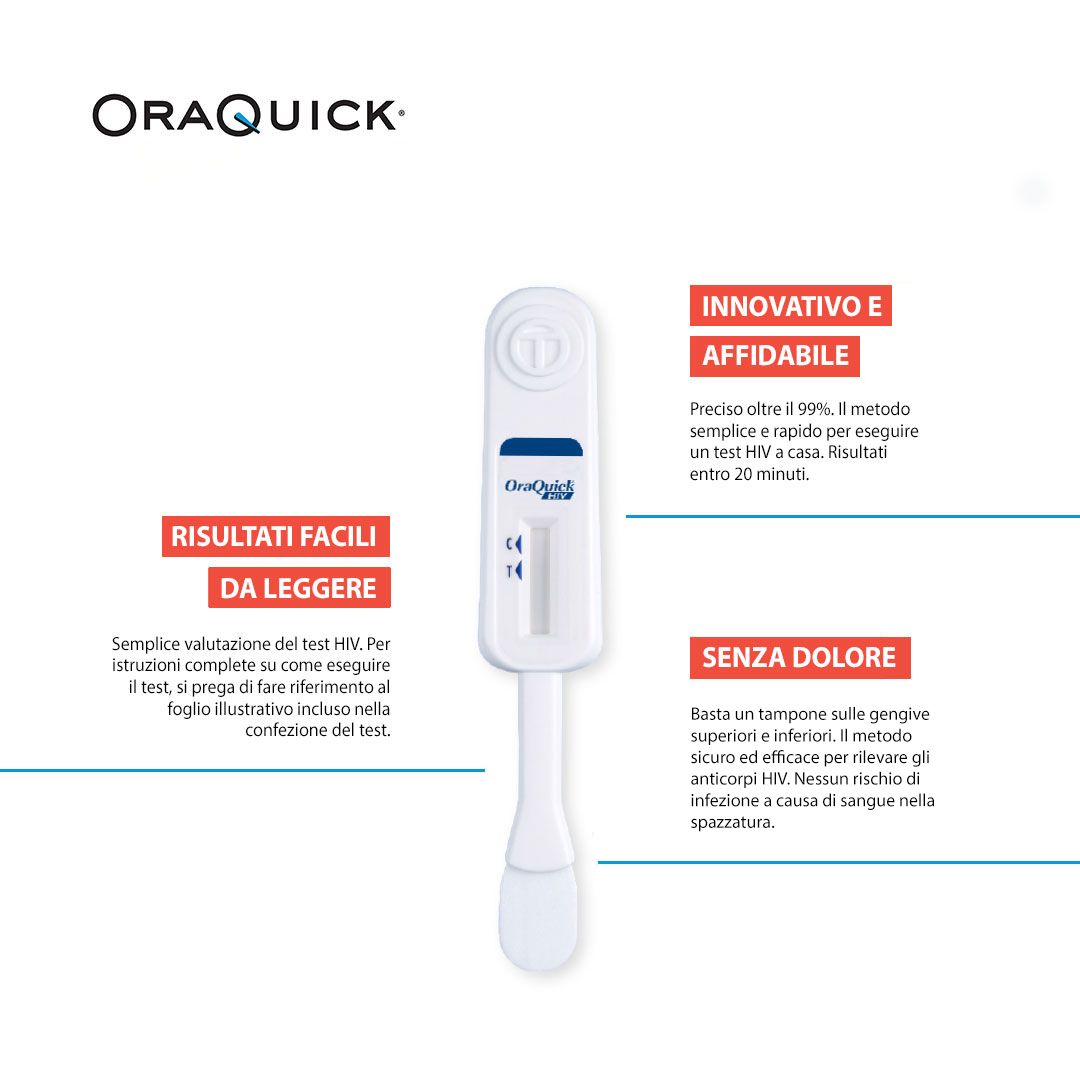 OraQuick autotest per l’HIV tramite tampone orale
