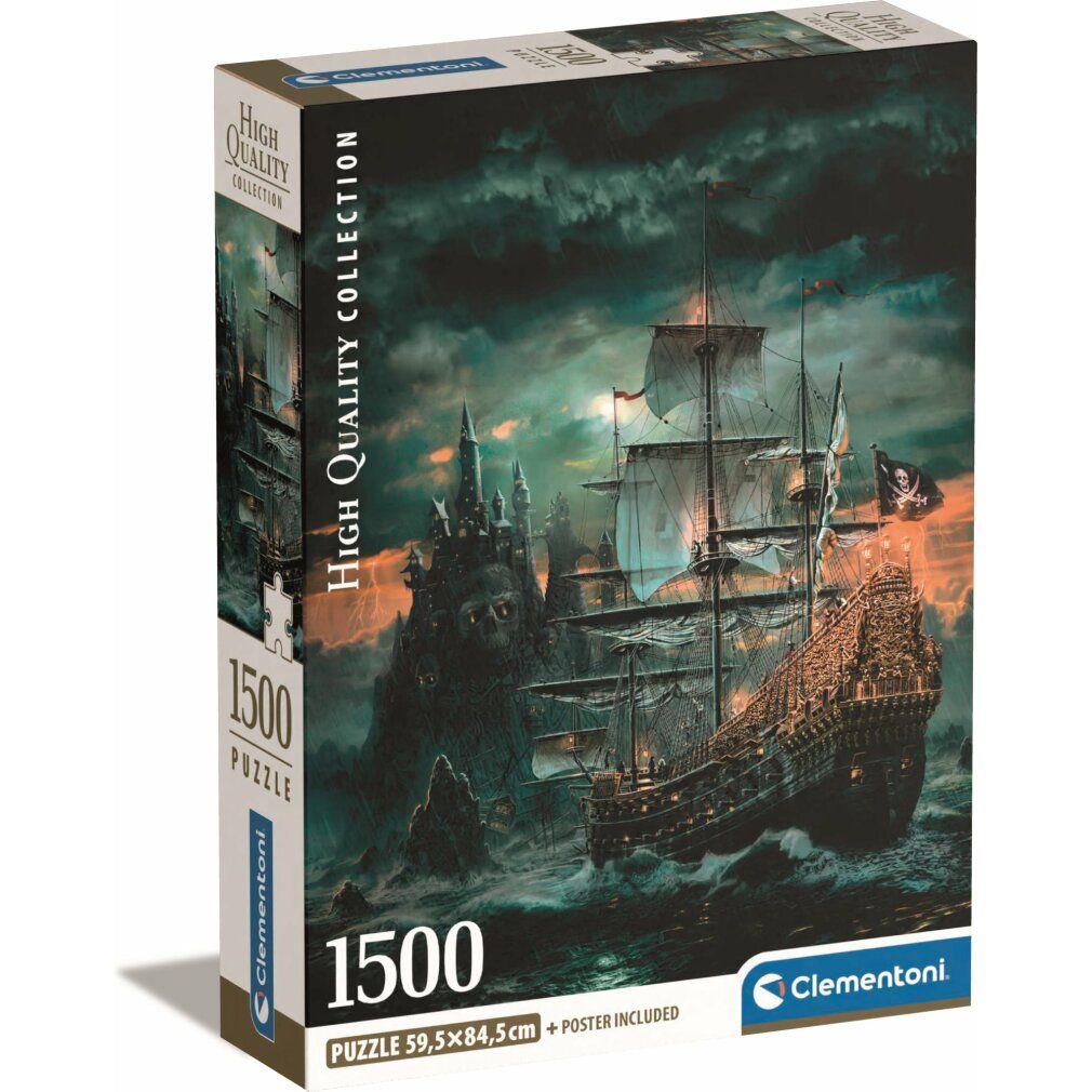 clementoni Puzzle della nave pirata 1500 pezzi
