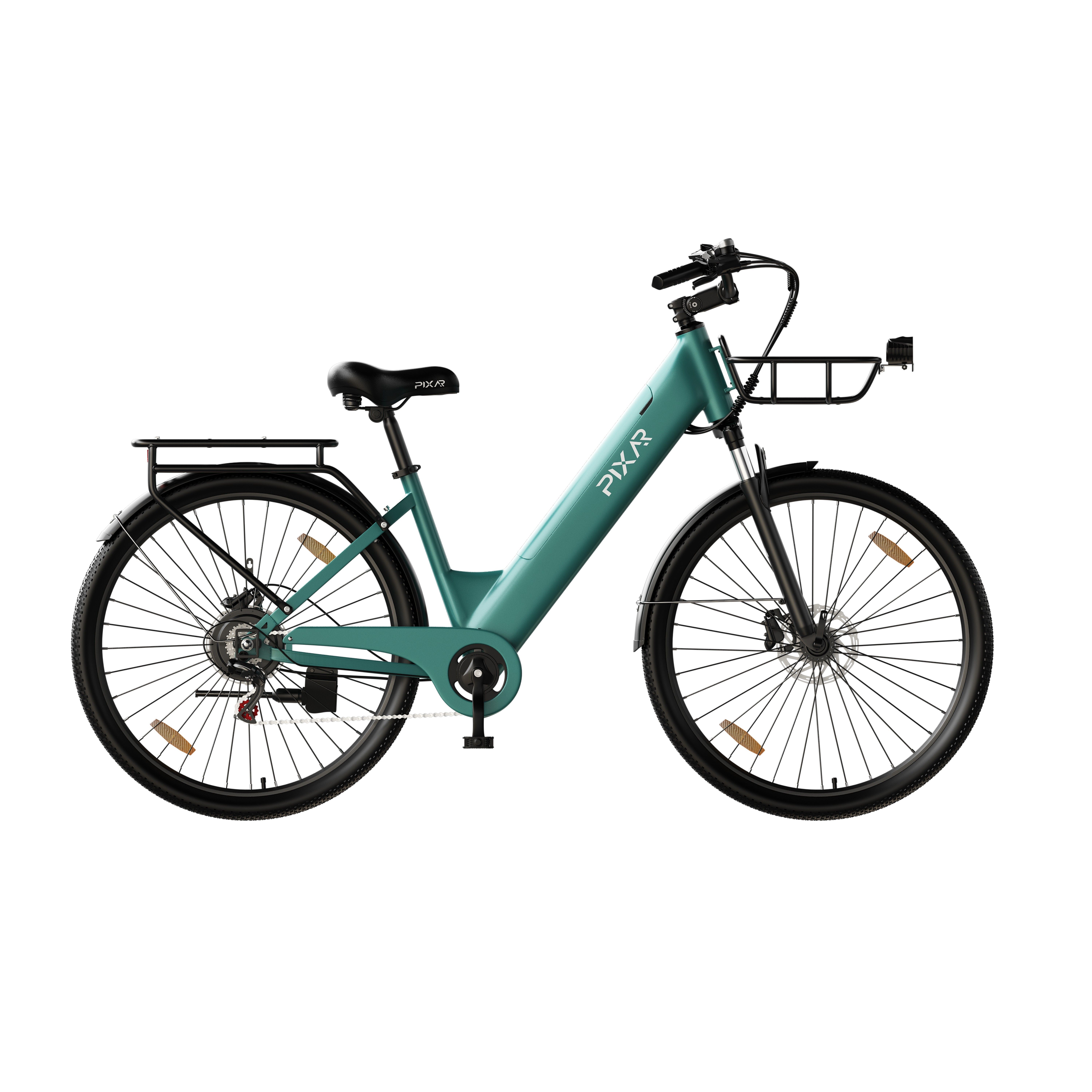 PIXAR C1 PRO Bicicletta elettrica da città, batteria da 36V 18Ah