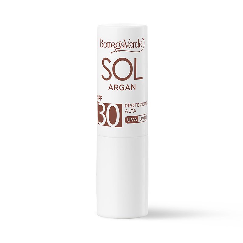 Bottega Verde SOL Argan - Stick solare labbra- protezione alta SPF30 - water resistant