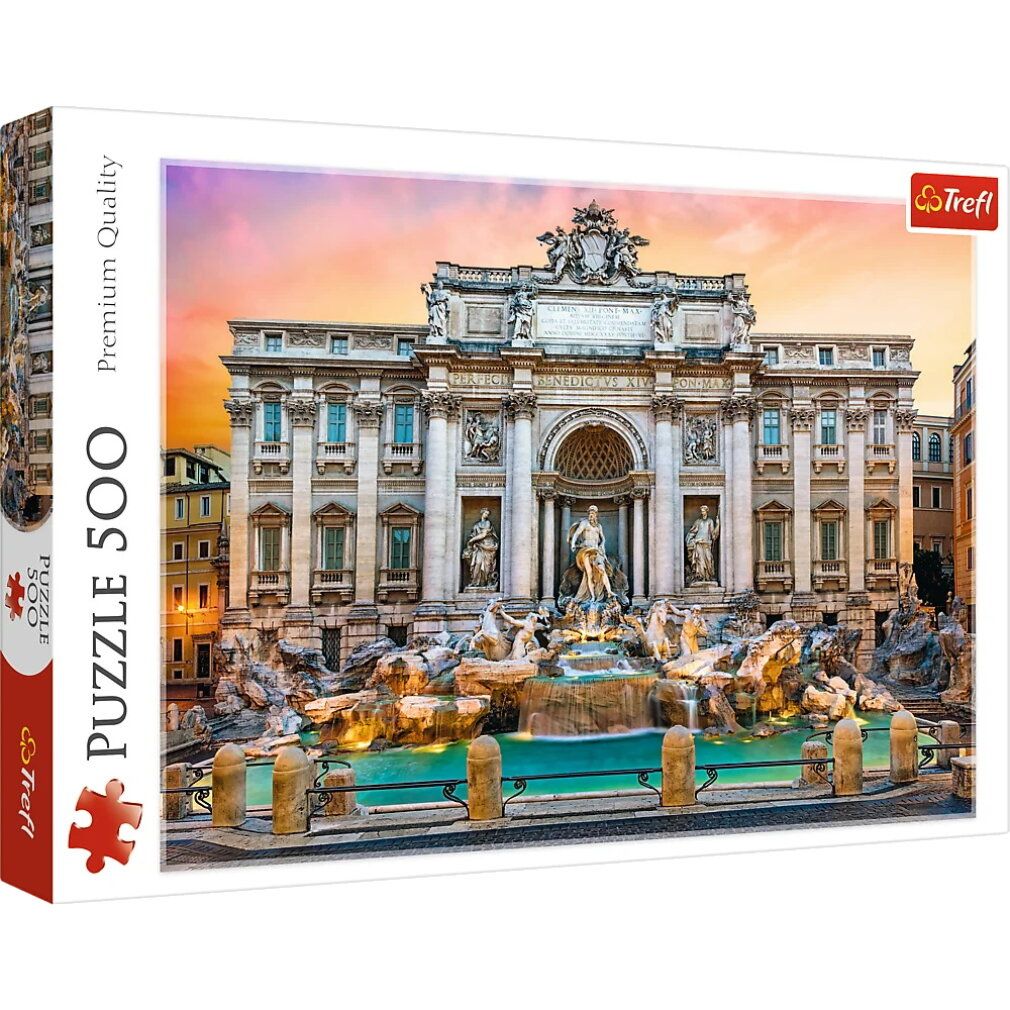 Puzzle 500 pezzi Fontanna di Trevi, Roma