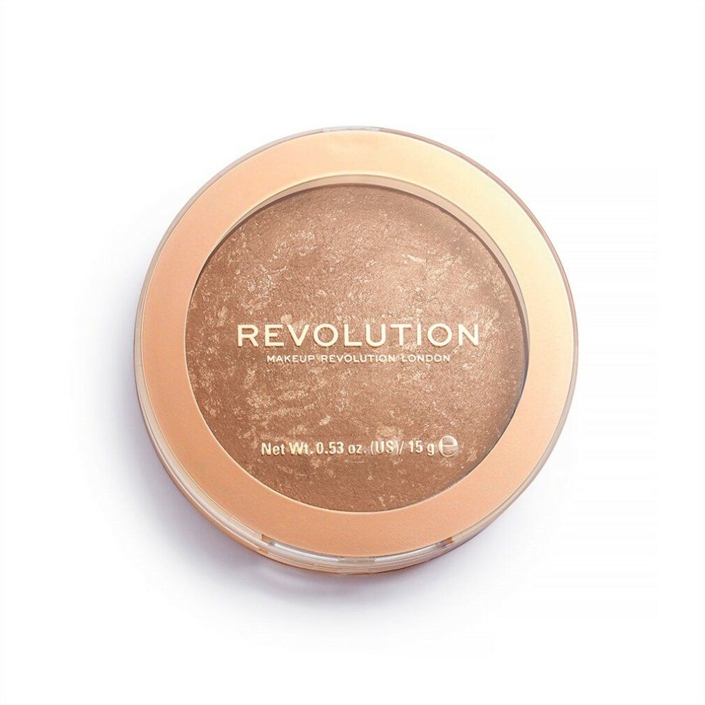 Bronzer in confezione rotonda con bordo dorato. Contiene 15 g.