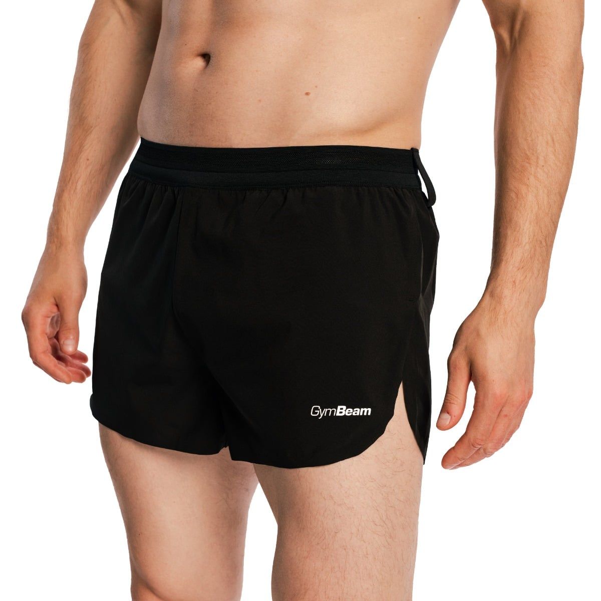 GymBeam Pantaloncini uomo Pulse X Running regular nero